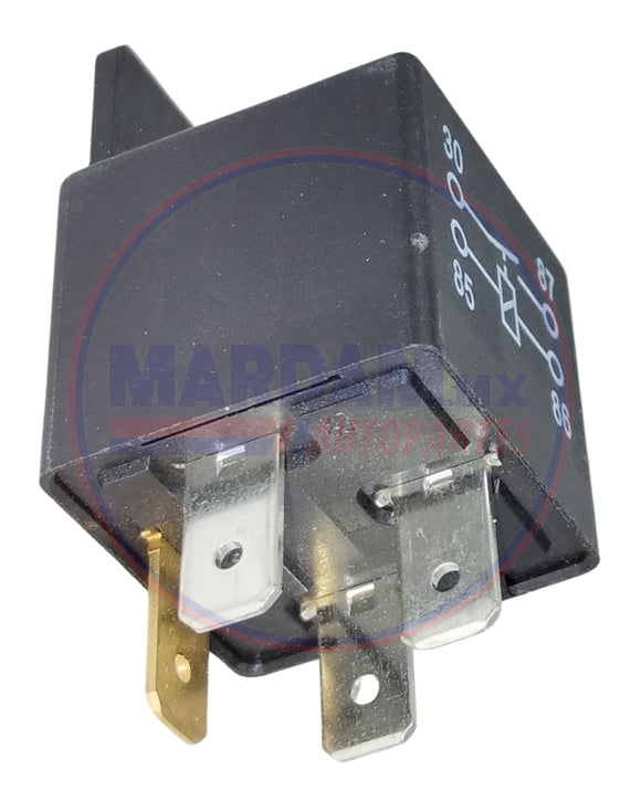 RELEVADOR  4 TERMINALES UNIVERSAL 12V 30A   HELLA  CON BASE       CODIGO 32183