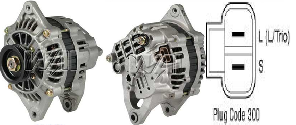 ALTERNADOR MITSUBISHI FORD MAZDA PROBE 624  MX-6 L4 2.2L  90/92  70A  LESTER 13297        CODIGO 02520