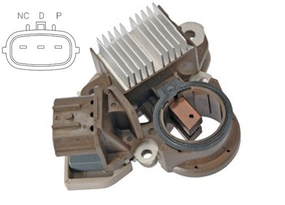 REGULADOR ALTERNADOR MITSUBISHI MAZDA AVANZA  IM-505 3, 5, 6 MX5, CX7 CONEC OVAL 3 PTS  IM505         CODIGO 3312936