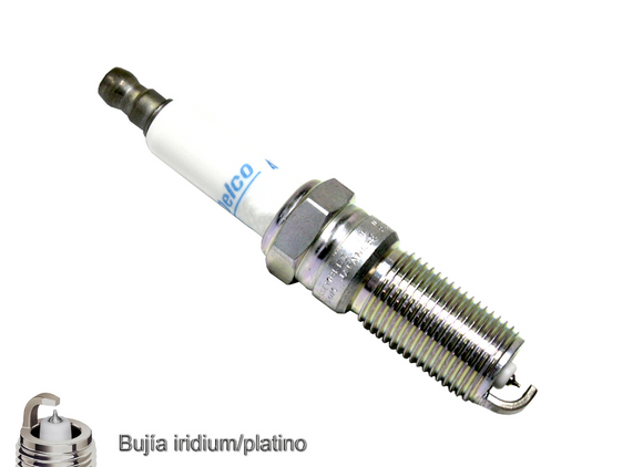BUJIA  AC DELCO AFINACION CHEVROLET CAVALIER SUNFIRE HHR EQUINOX COLORADO MALIBU TRAIL BLAZER  CANYON  H3  G4 2.2 2.4 02/09 IRIDIO   19336069      CODIGO 12625058