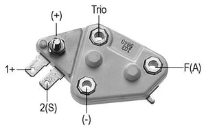 REGULADOR ALTERNADOR DELCO 27SI 30S1 12V    D102HD       CODIGO 31622