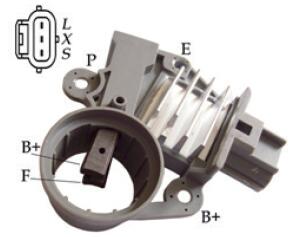 REGULADOR ALTERNADOR FORD 6G GRIS  F600   F605   35-217      CODIGO 35-217