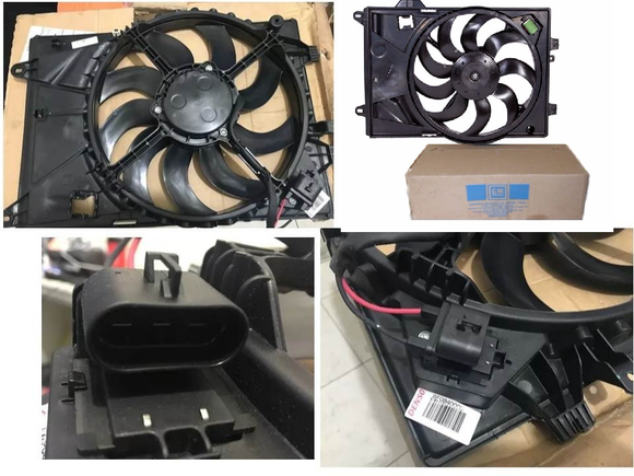 MOTOVENTILADOR CHEVROLET TRAX 1.8L 14/16   9 ASPAS  94509633      CODIGO  94509633