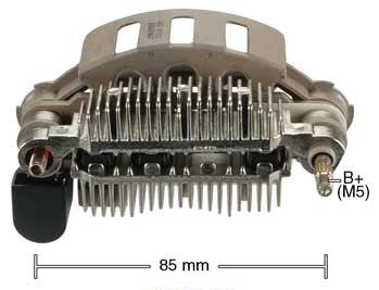 PORTA DIODO ALTERNADOR   MITSUBISHI FORD MAZDA SUBARU 12V 65A-75A  85MM  IMR8592       CODIGO 26218
