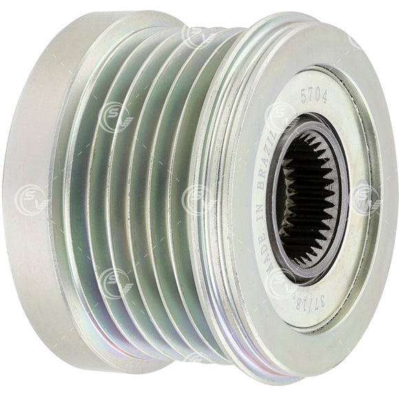 POLEA ALTERNADOR DE CLUTCH 6 RANURAS ZEN 5704 DENSO  CHRYSLER DODGE RAM 1500 14/18   CODIGO 26082C