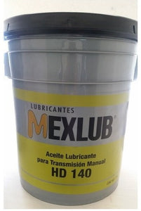 ACEITE TRANSMISION  MANUAL CUBETA 19LT SAE-140 MEXLUB     CODIGO SAE140B19