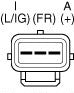 REGULADOR ALTERNADOR FORD 6G BLANCO TAPA NARANJA RENARD  F603    CODIGO 31033