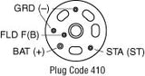 ALTERNADOR FORD 1G 12V 65A  COUGAR PICKUP BRONCO 85-89 BALKEN   LESTER 7078      CODIGO 02227