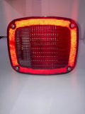 PLAFON P-93 EMBU GOMA GDE. ROJO 10 LED     CODIGO 60079