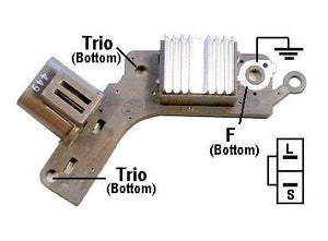 REGULADOR ALTERNADOR MITSUBISHI INDUSTRIAL 24V REWARD   IM843       CODIGO 3312928