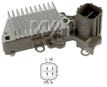 REGULADOR ALTERNADOR DENSO HONDA ACURA 4TERM 12V  35-8243  IN455       CODIGO RIN455